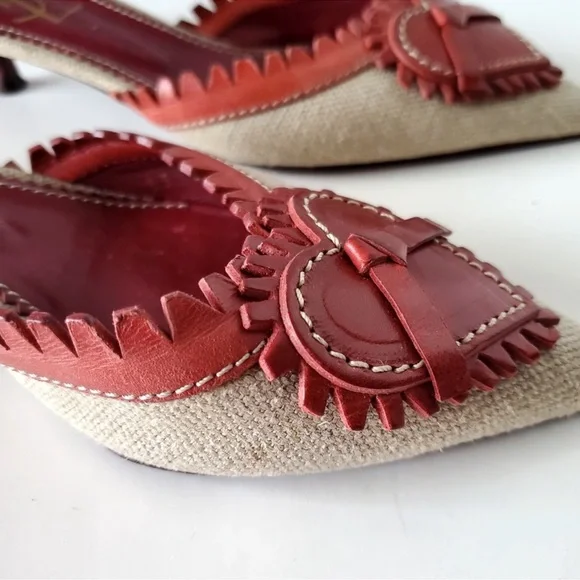 (CHECK NEW LISTINGS - for similar/cheaper options) 🧡 YSL kitten heart heels - Picture 5 of 7